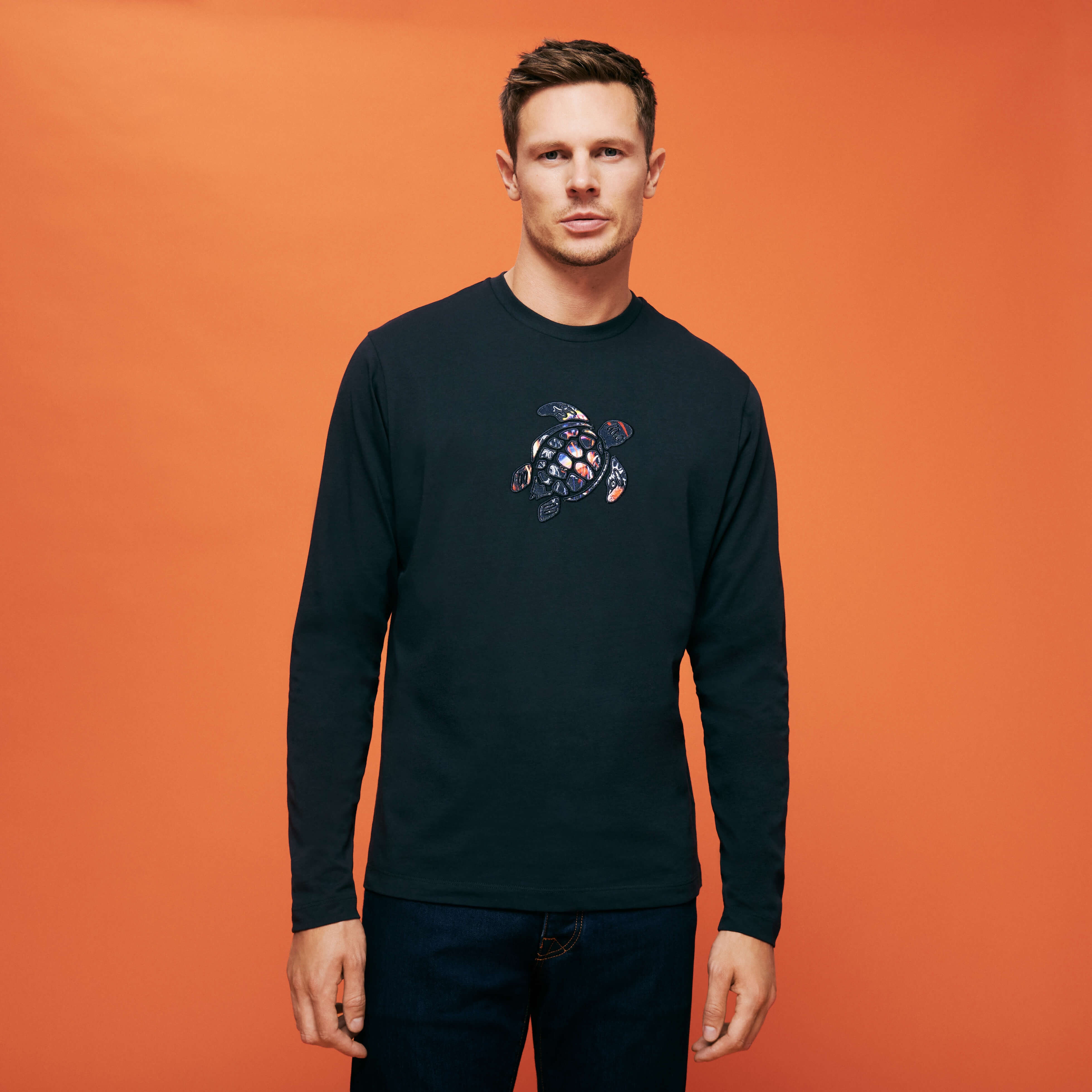 Men Cotton T-Shirt Solid - 3