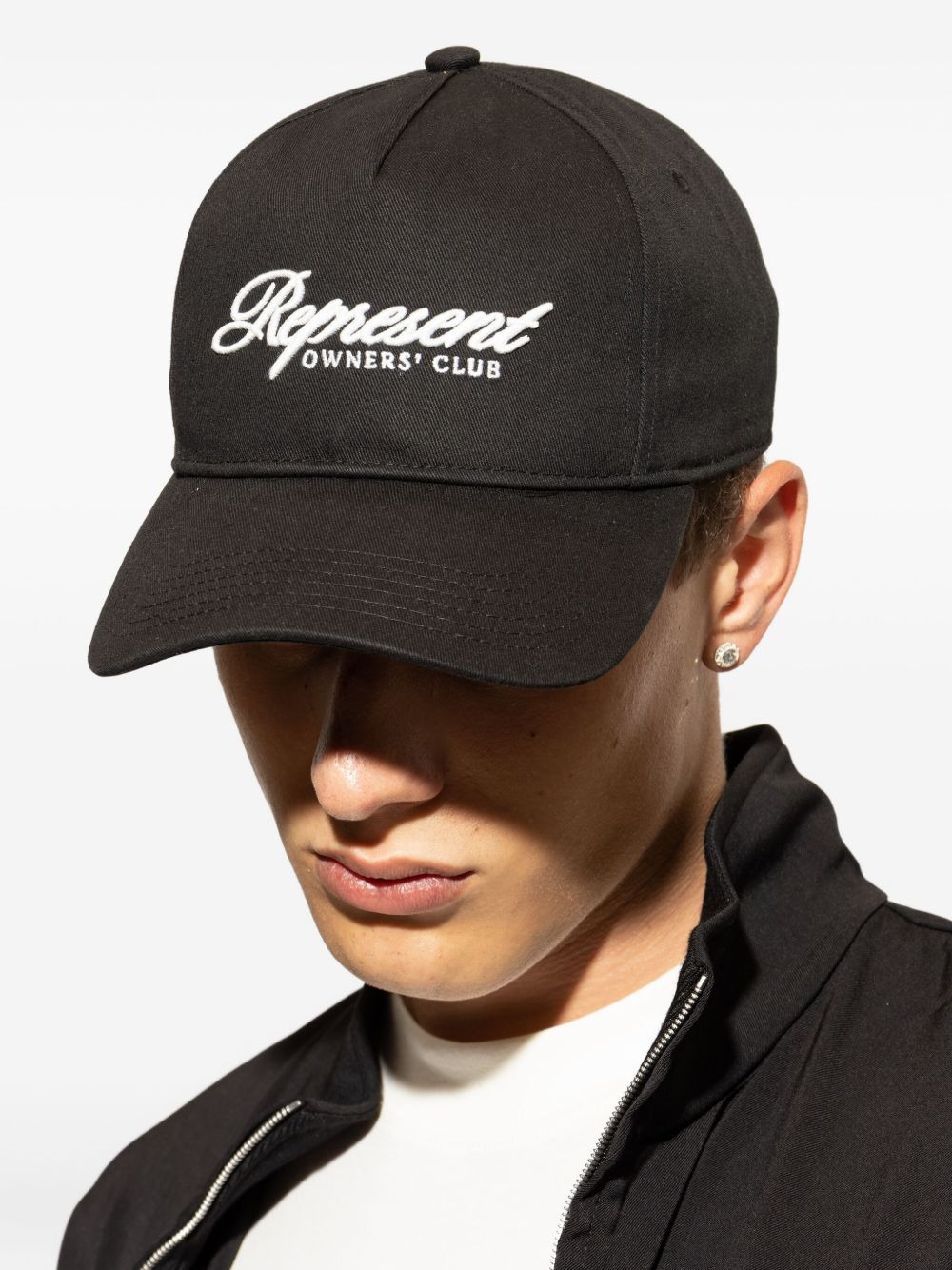 script-logo baseball cap - 4