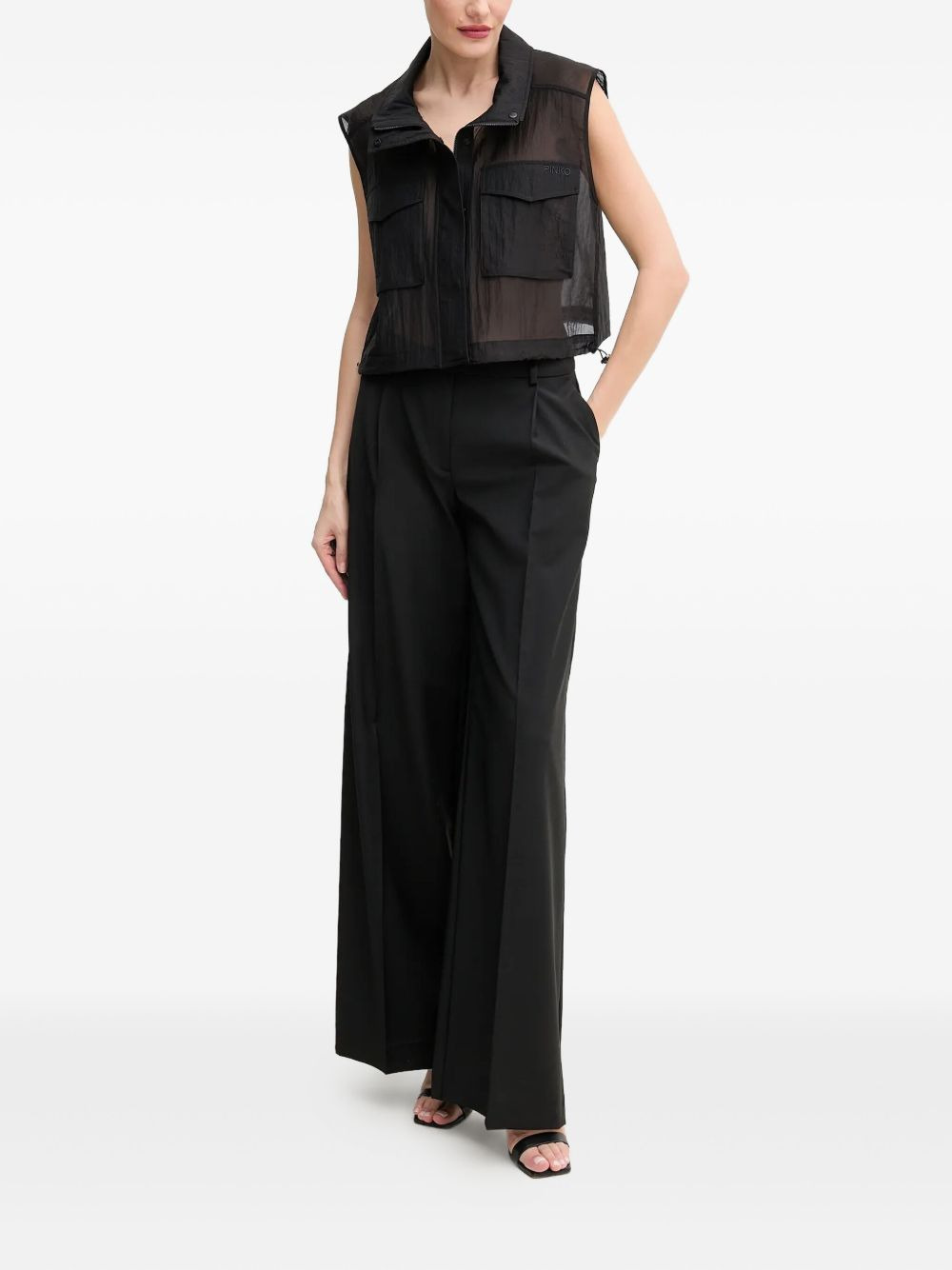 zip-front gilet - 2