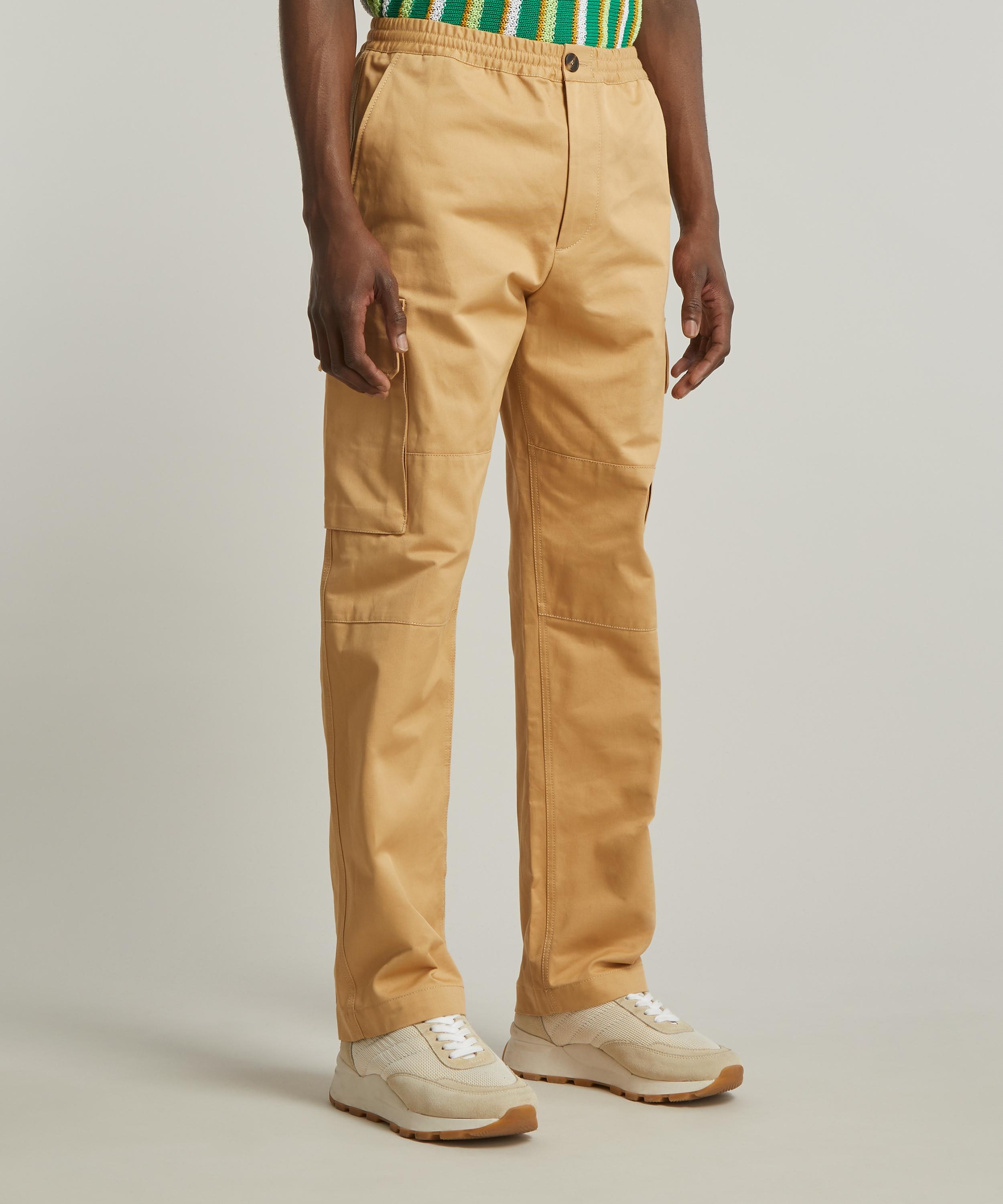 Gabardine Workwear Cargo Trousers - 3