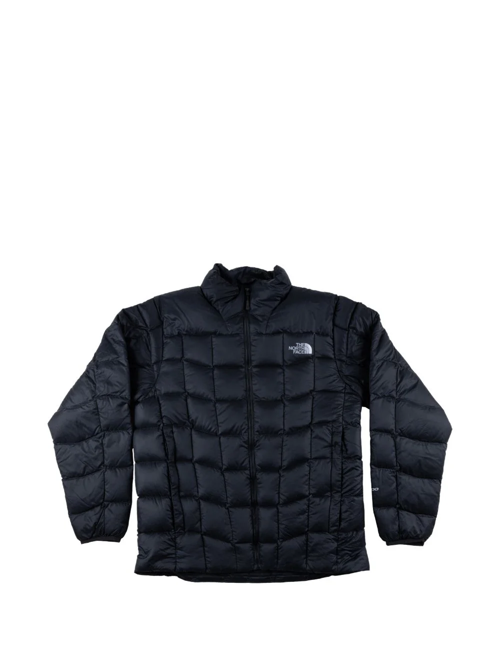 logo-detail padded jacket - 1