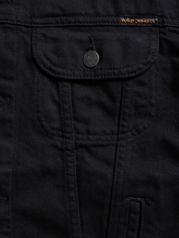 Danny Rinsed Denim Jacket Black - 6