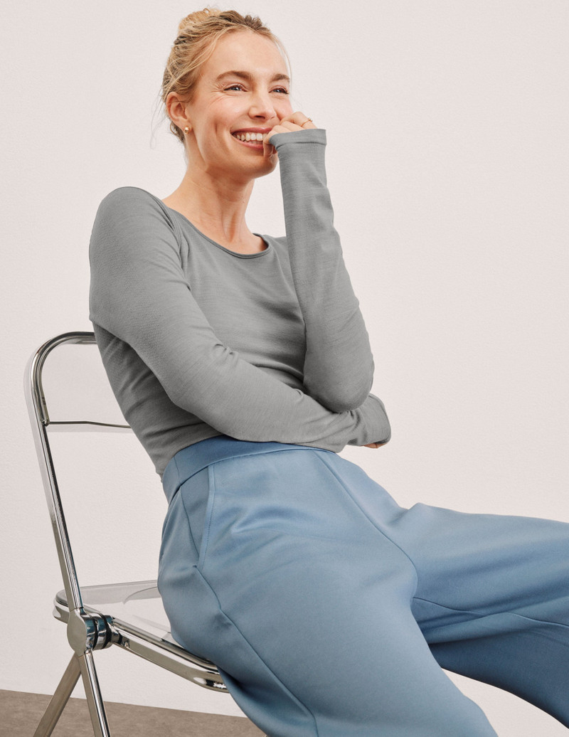 LuxeKnit Merino Wool Crewneck 1