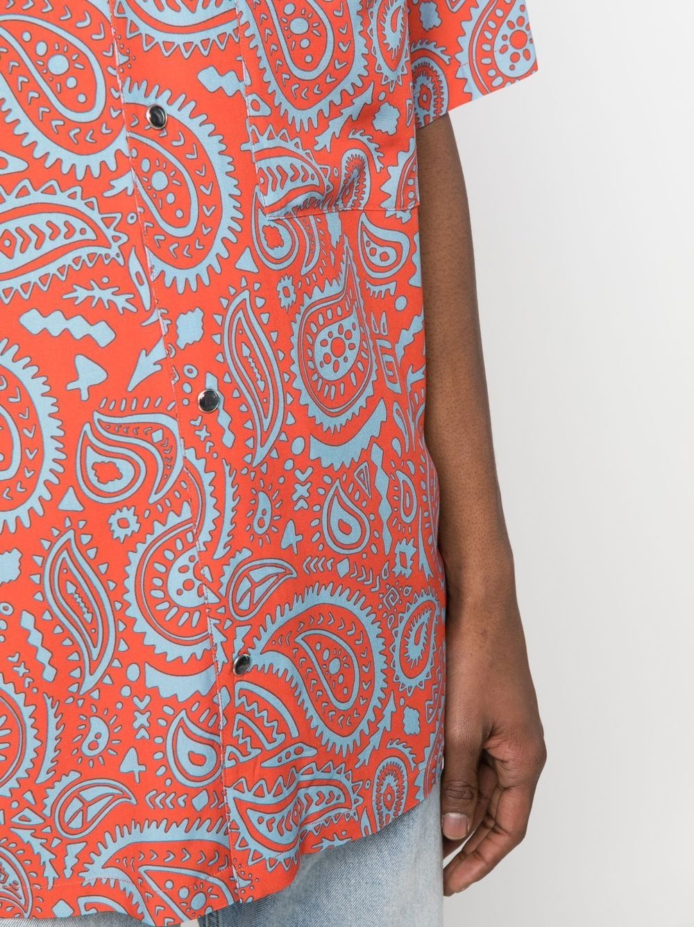 paisley-print shirt - 5