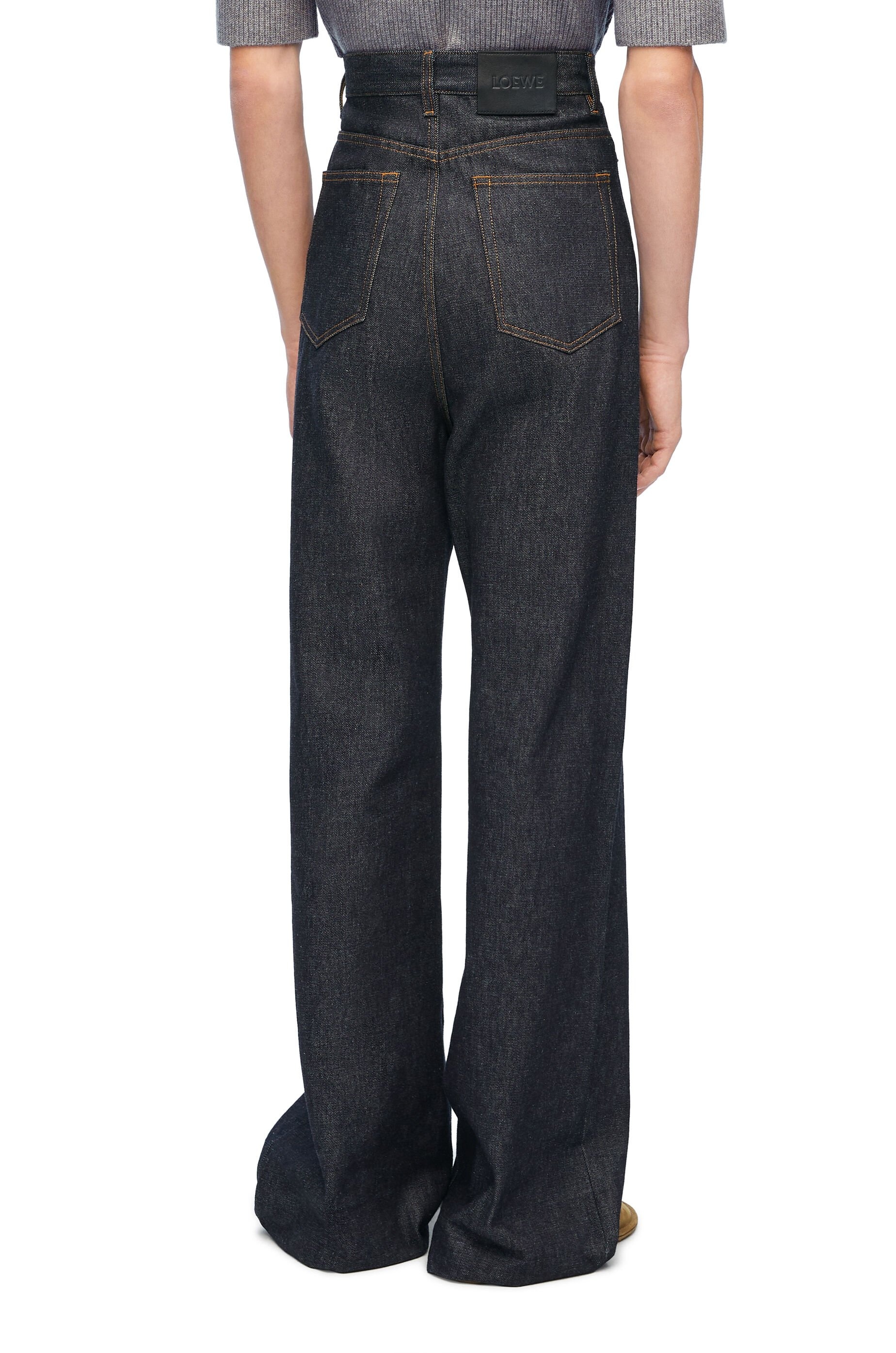 Loewe High waisted jeans in denim | REVERSIBLE