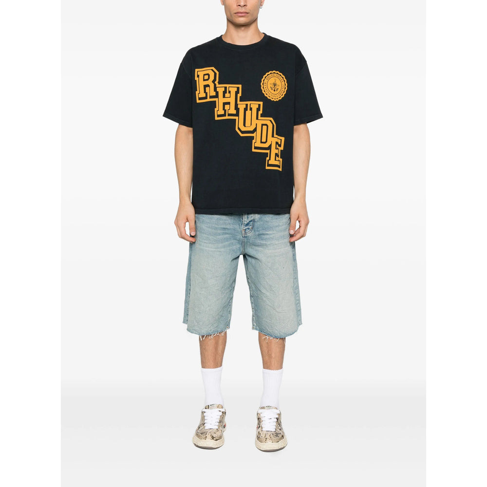 Rhude Black T-Shirts & Vests - T-Shirts Men - 3