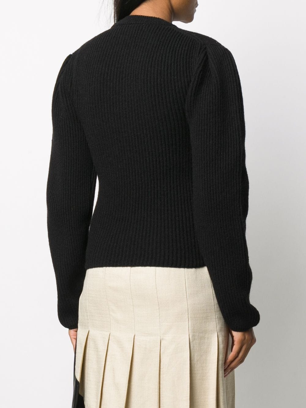 knitted long-sleeve jumper - 4