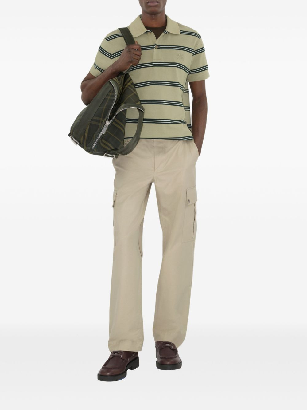 striped cotton polo shirt - 2