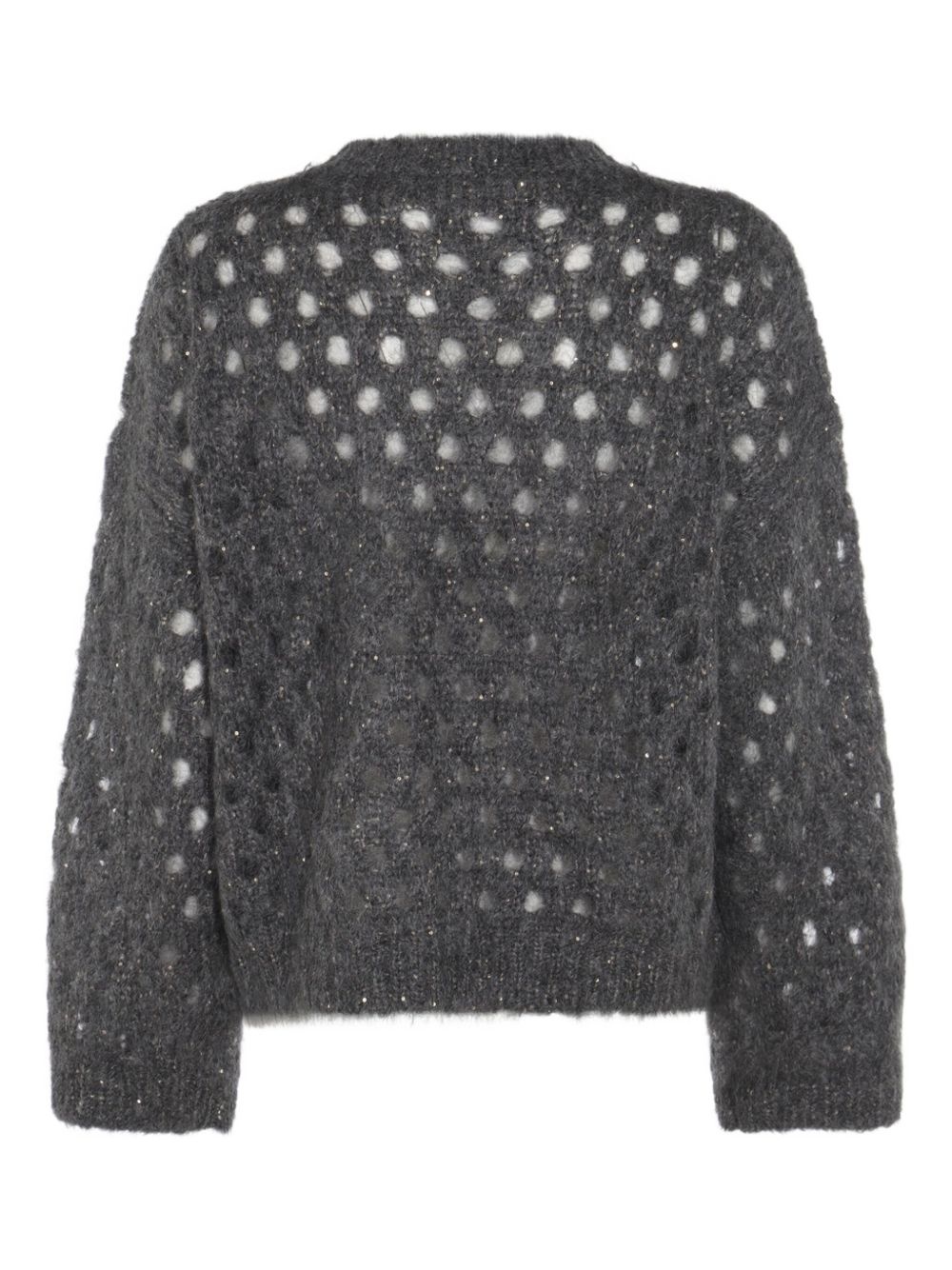 open-knit sweater - 2