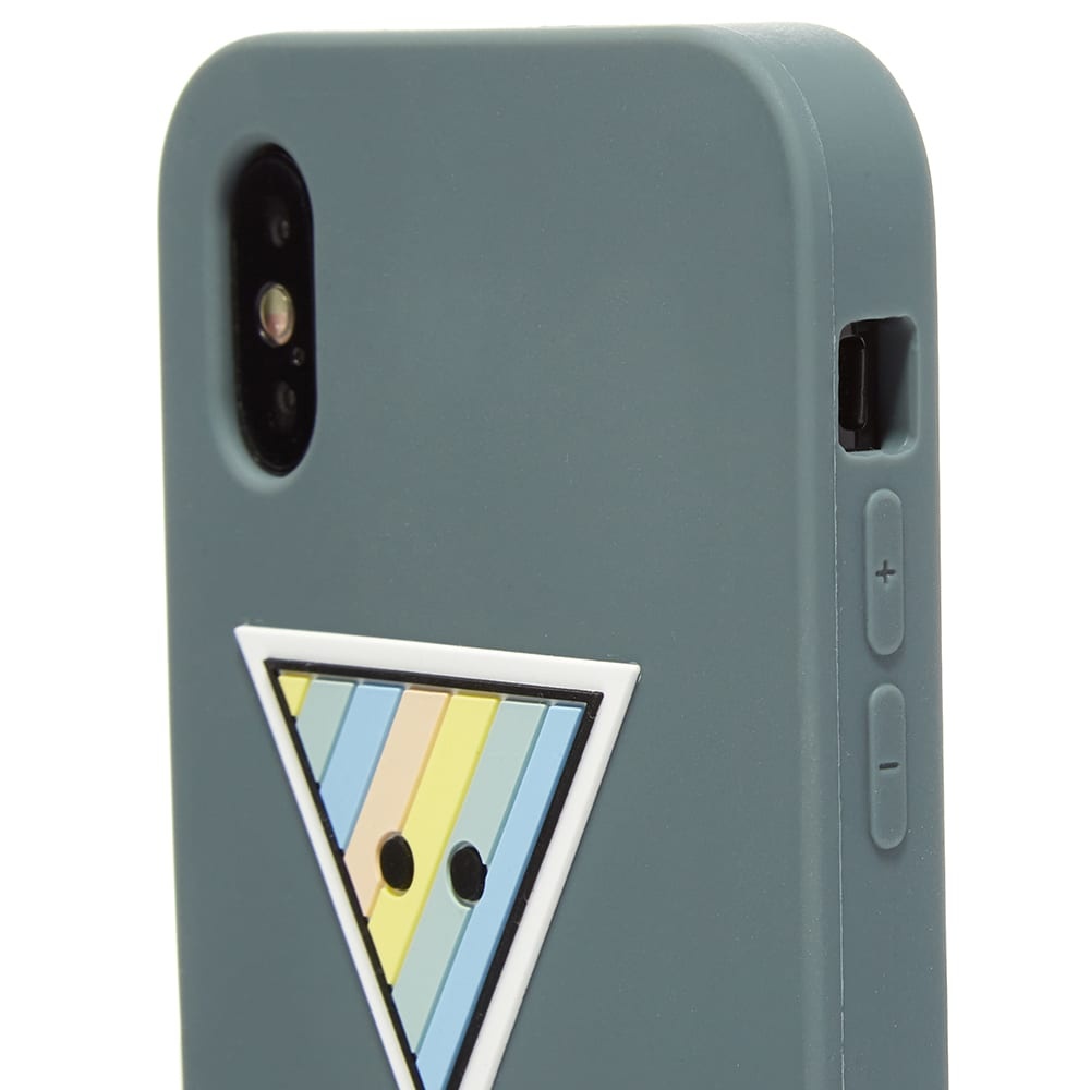 Maison Kitsuné 3D Rainbow Triangle Fox iPhone X Case - 3