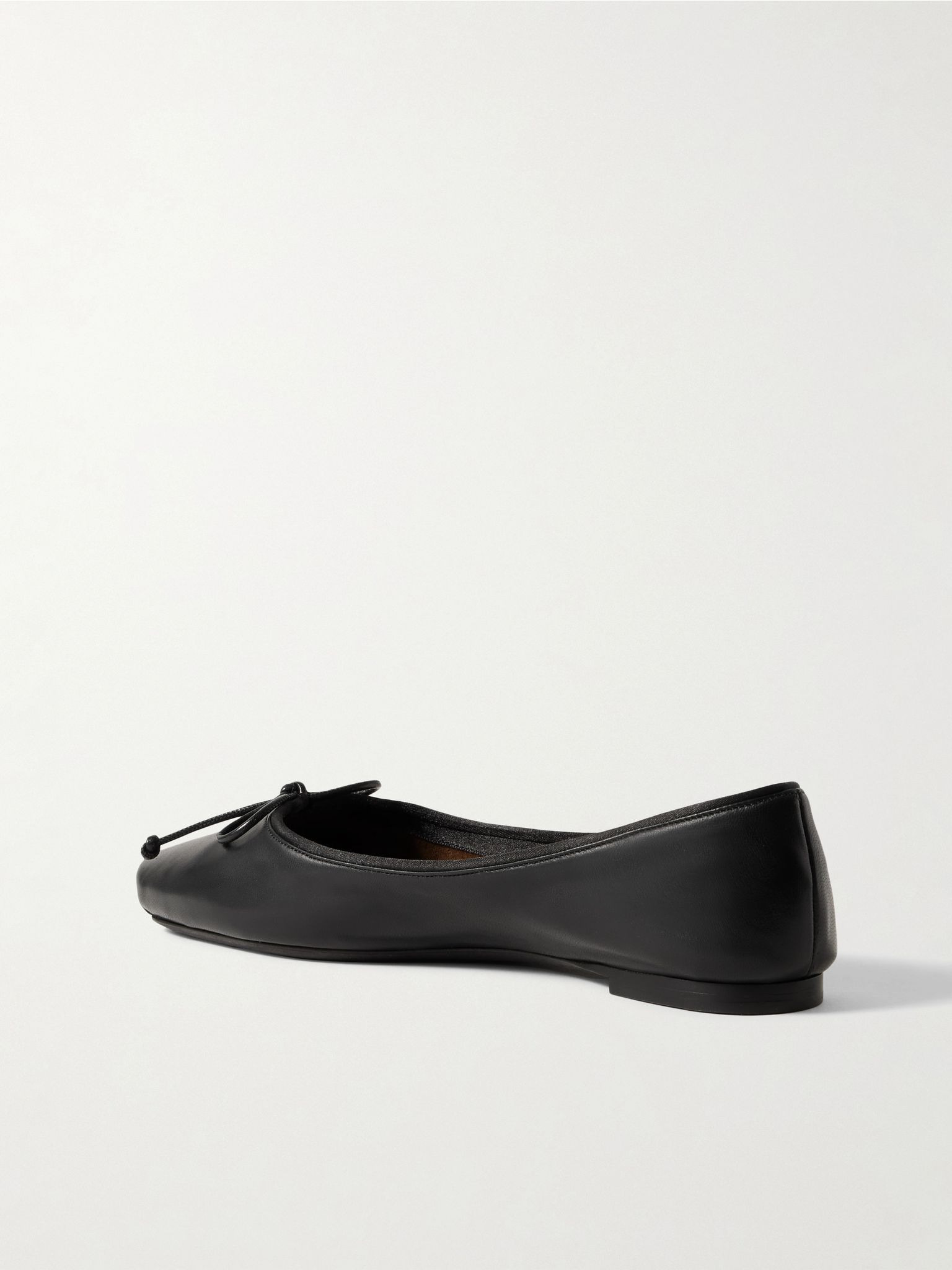 Charlotte leather ballet flats Black - 3