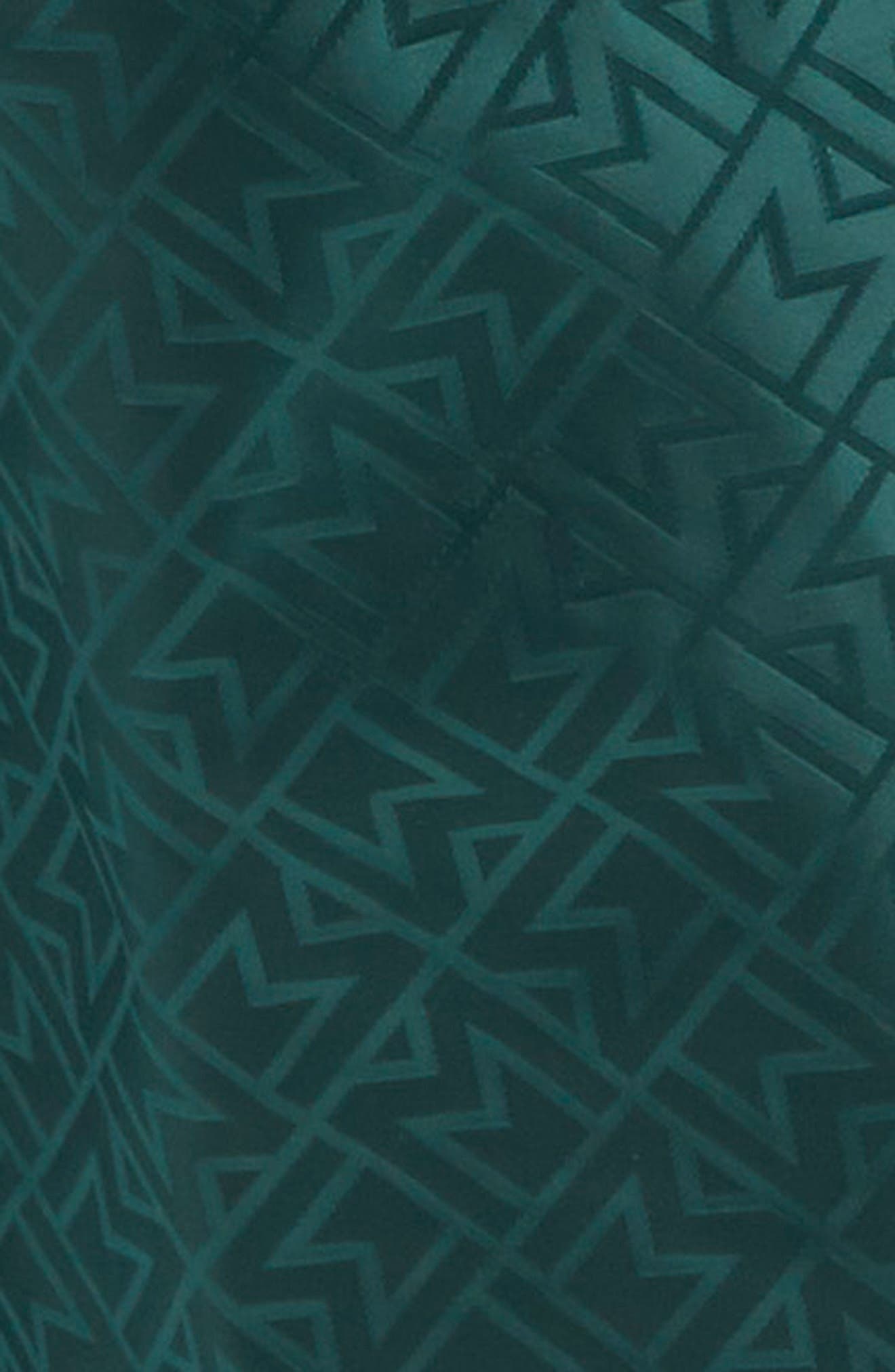 Moncler Boxer Mare Swim Trunks in Green at Nordstrom - 5
