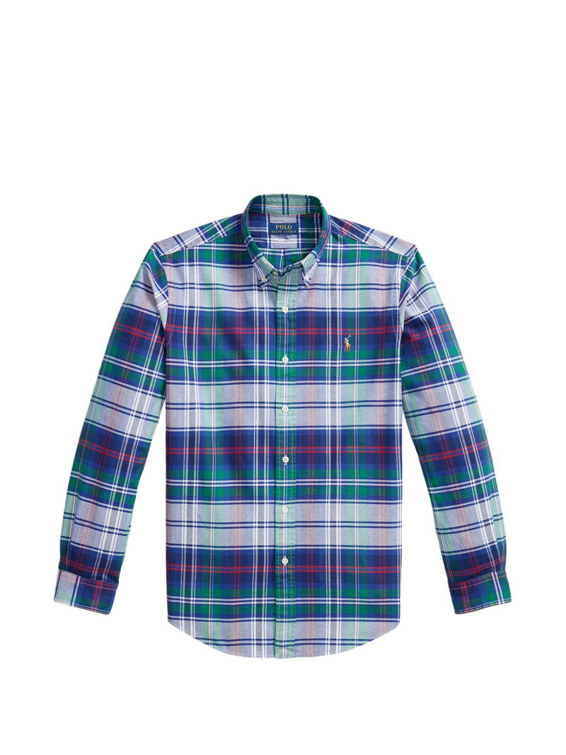 plaid embroidered shirt 1