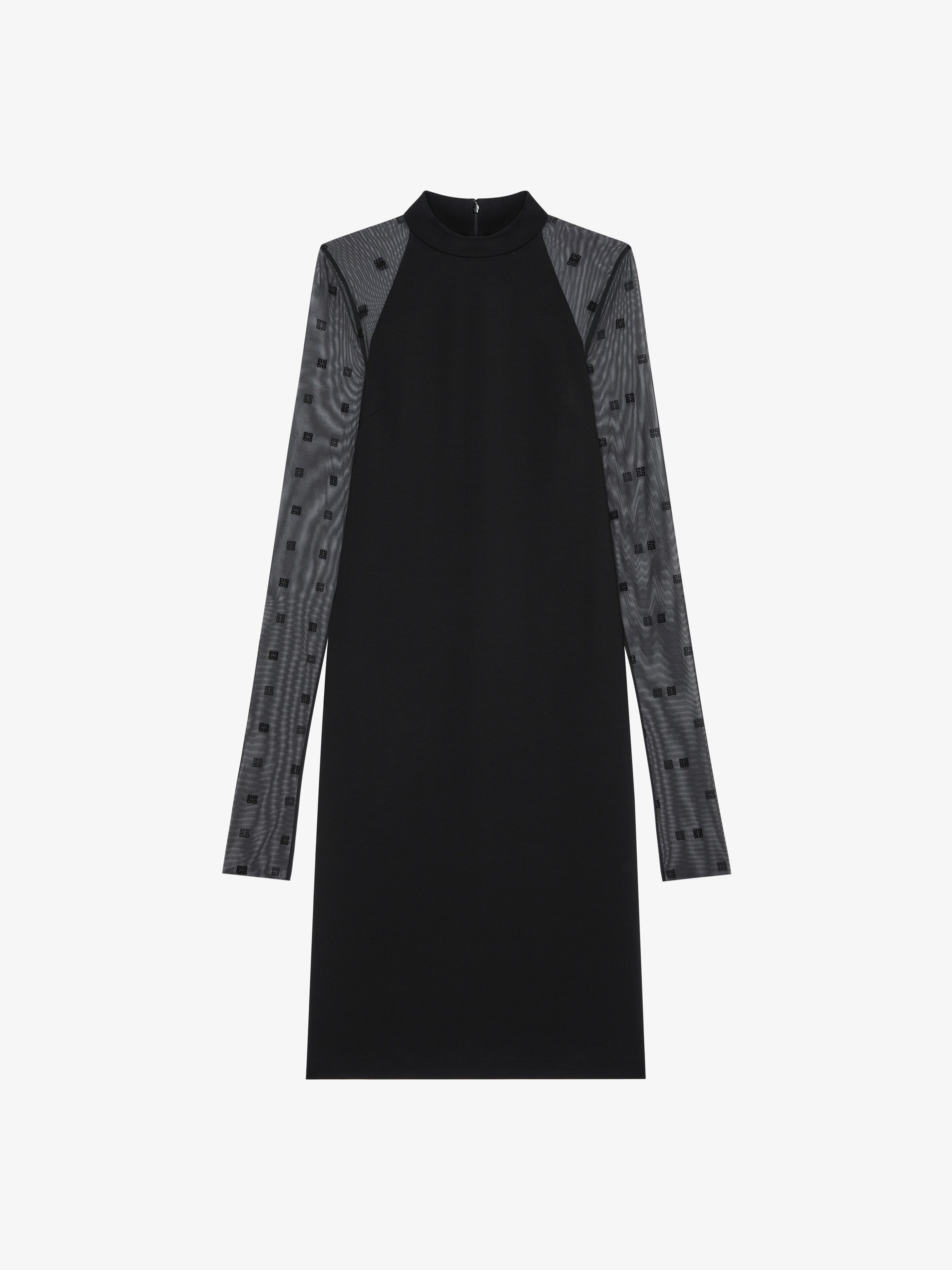 DRESS IN BI-MATERIAL 4G PATTERN - 1