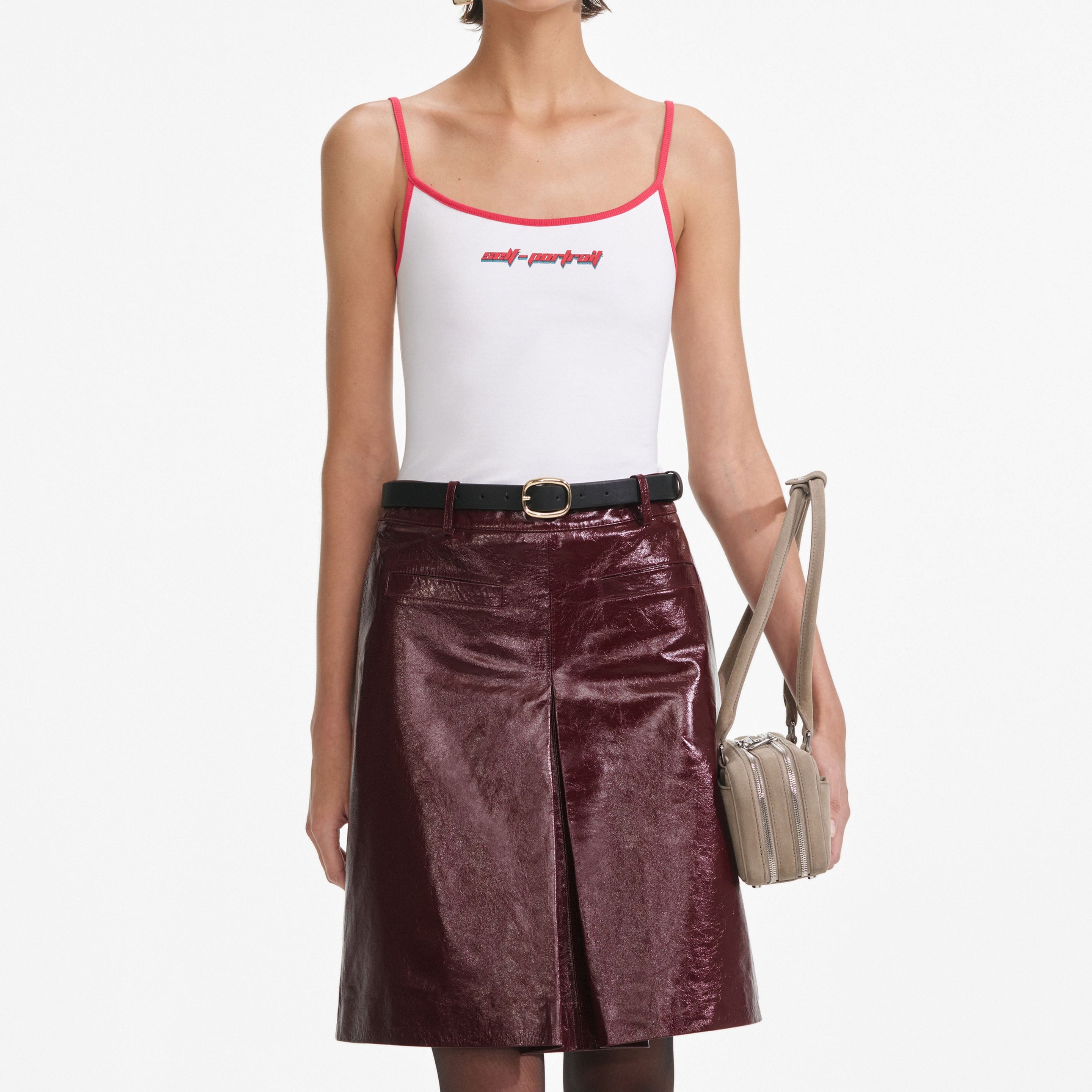 White Vest With Red SP Logo - 5