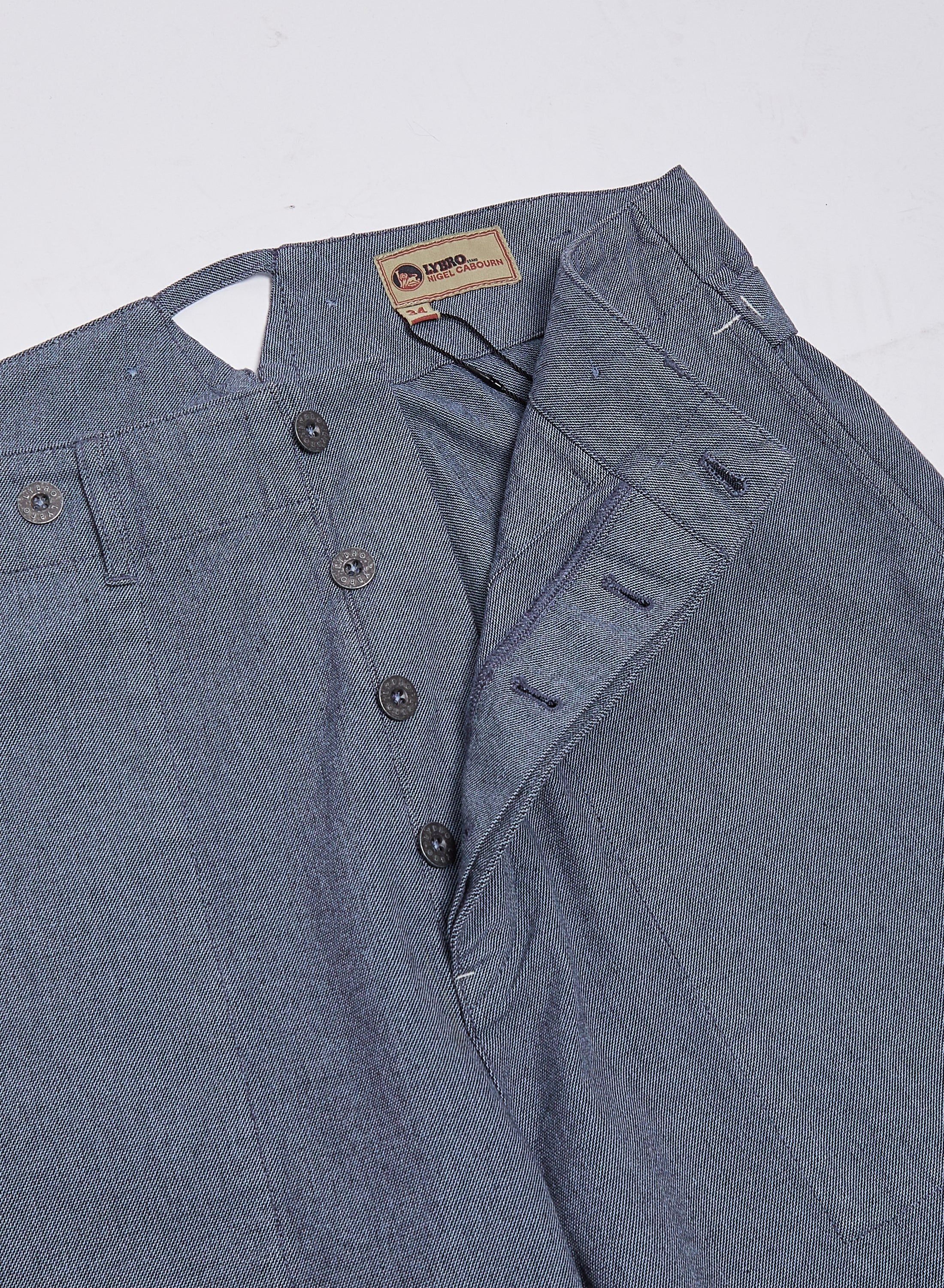 New Workwear Pant Broken Twill in Washed Blue - 8