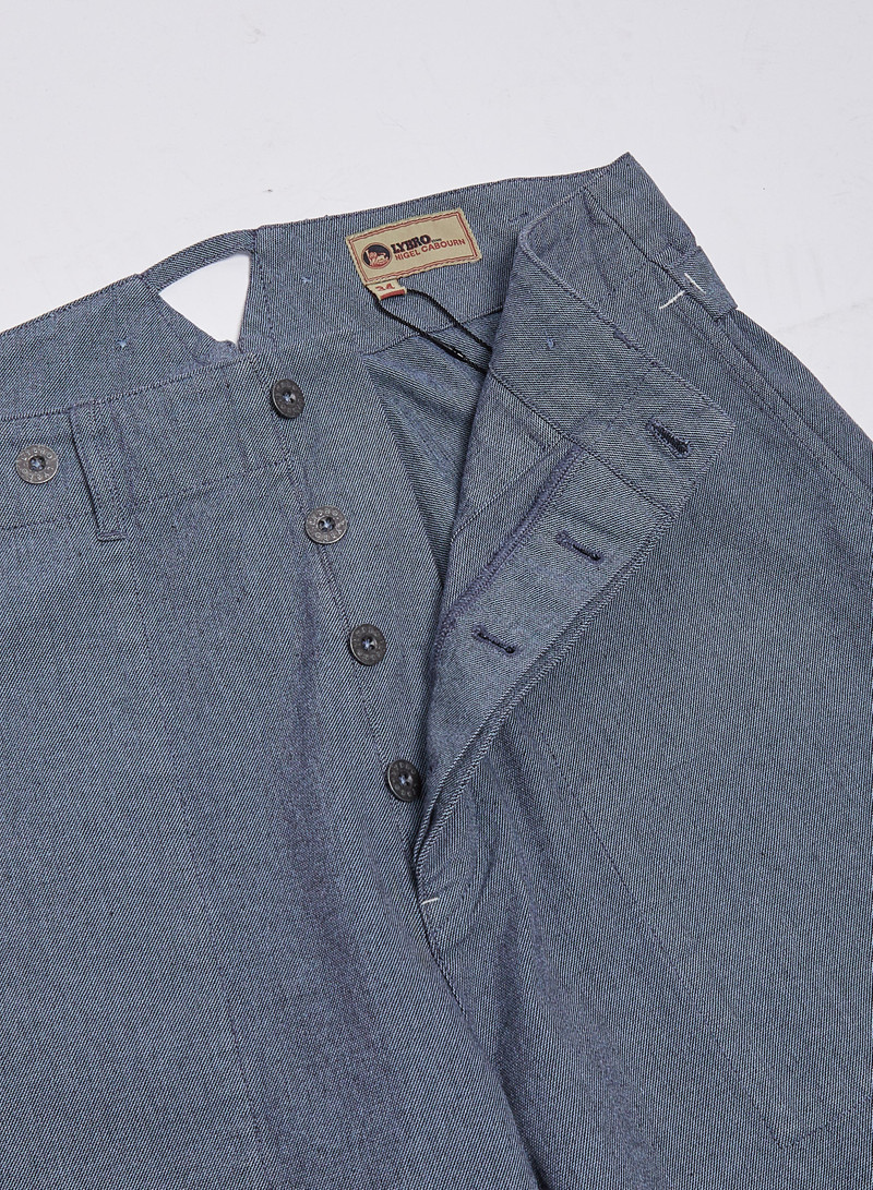 New Workwear Pant Broken Twill in Washed Blue 8