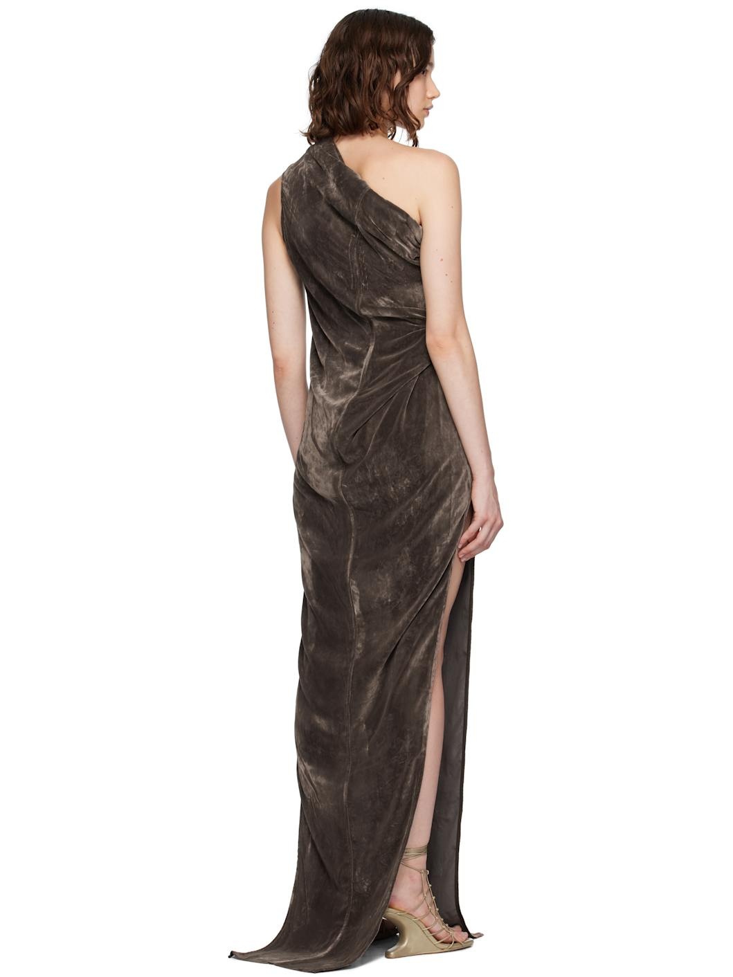 Gray Concordians Athena Arrowhead Maxi Dress - 3