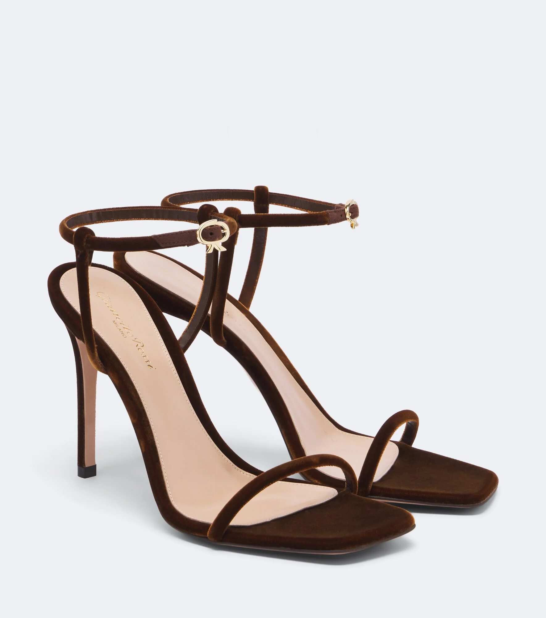 Velvet sandals - 1