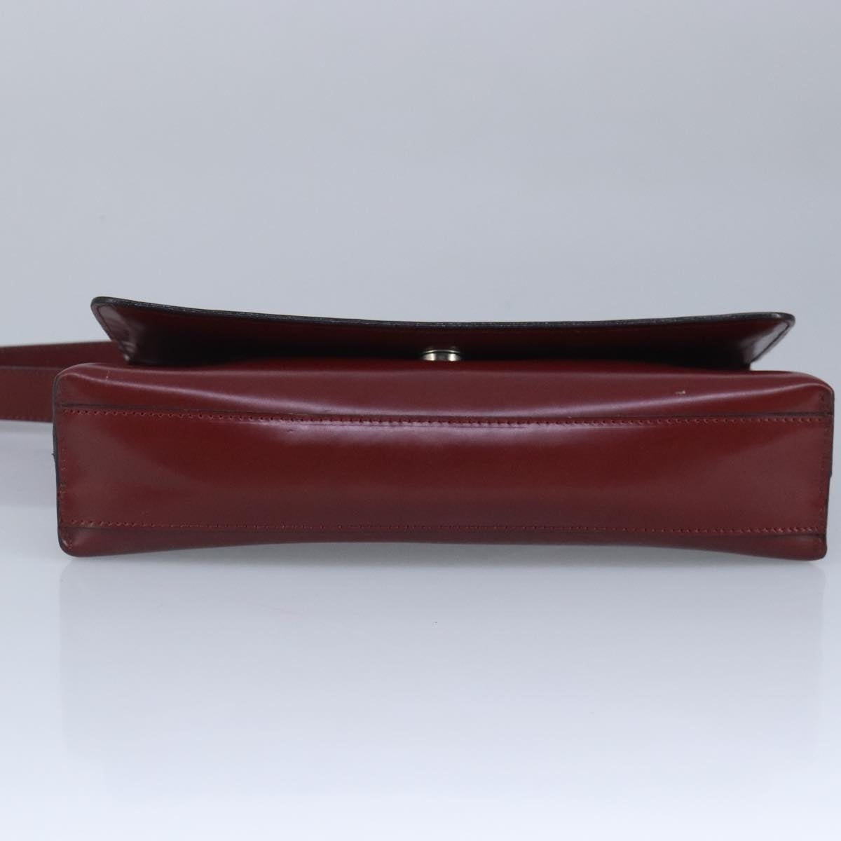 Burberry Shoulder Bag Leather Red - 5