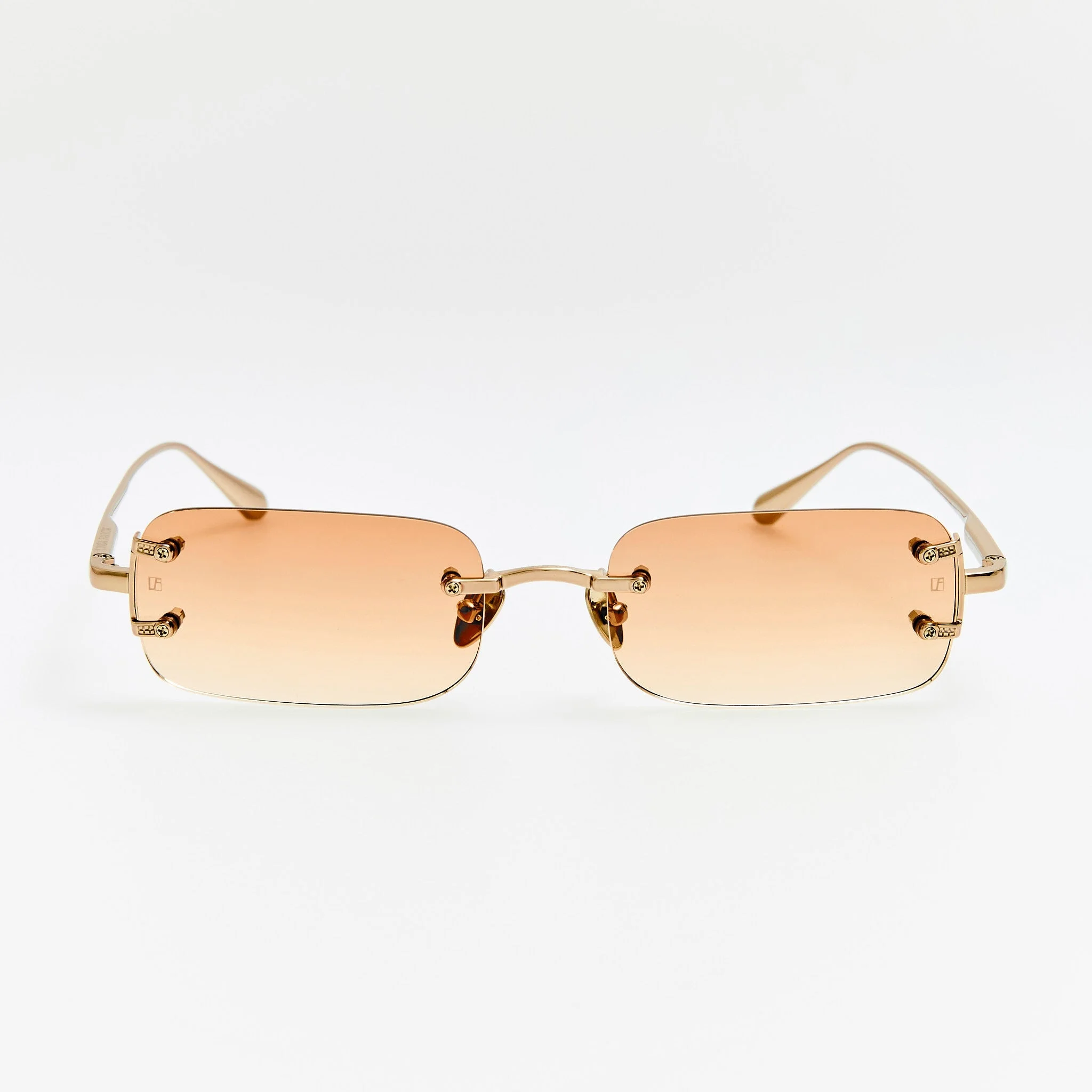 Taylor Sunglasses in 22K Gold and Camel - 1