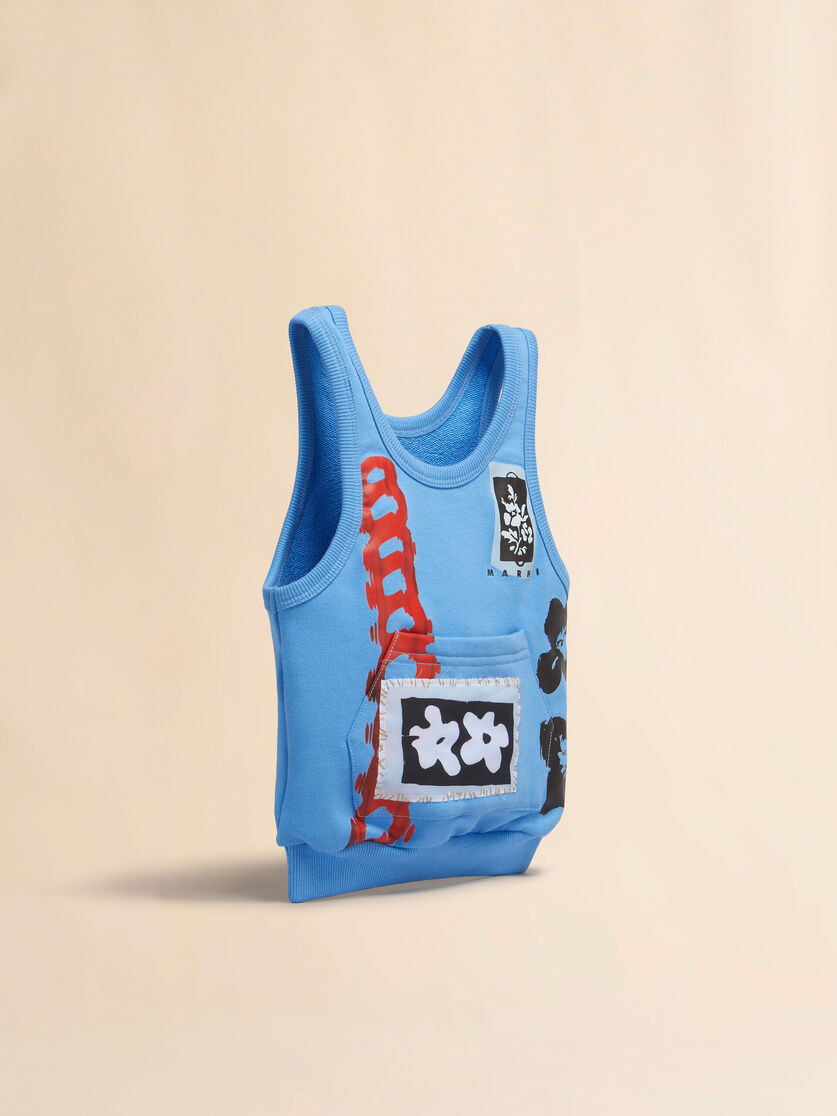 BLUE SWEATSHIRT BAG - 6