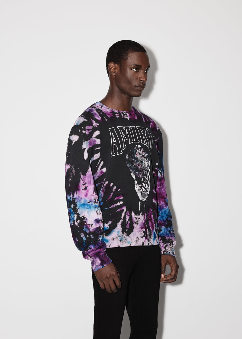 AMIRI CRYSTAL BALL TIE-DYE CREWNECK outlook