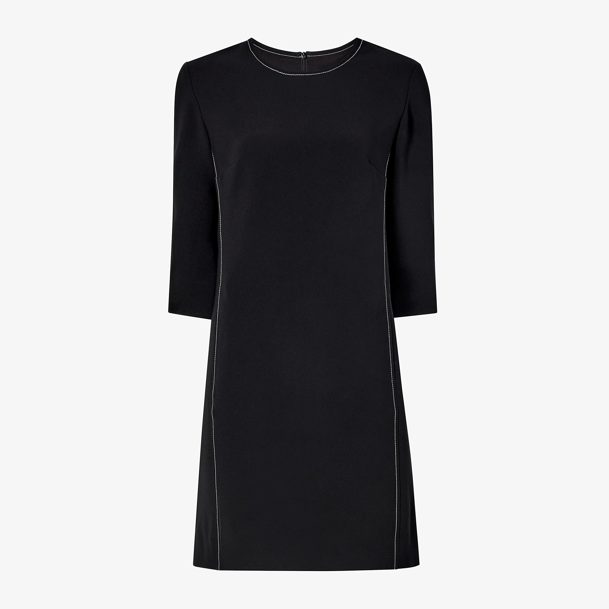 Lancia Travel Dress - Everyday Crepe with Topstitch - 1