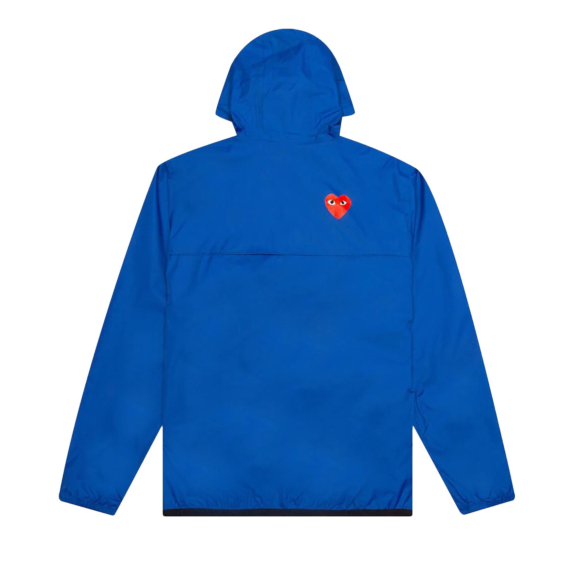 Comme des Garçons PLAY x K Way Half Zip Jacket 'Blue' - 2
