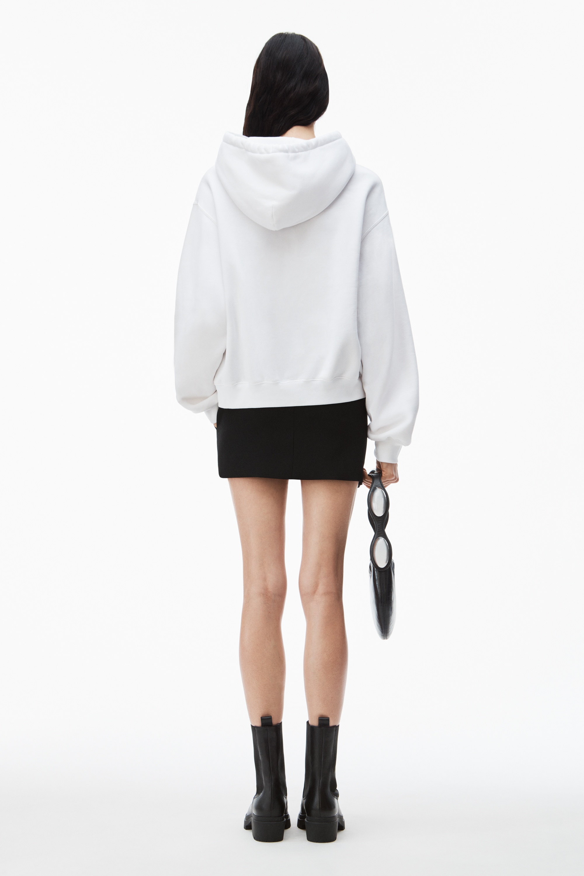 PUFF LOGO HOODIE IN STRUCTURED TERRY - 4