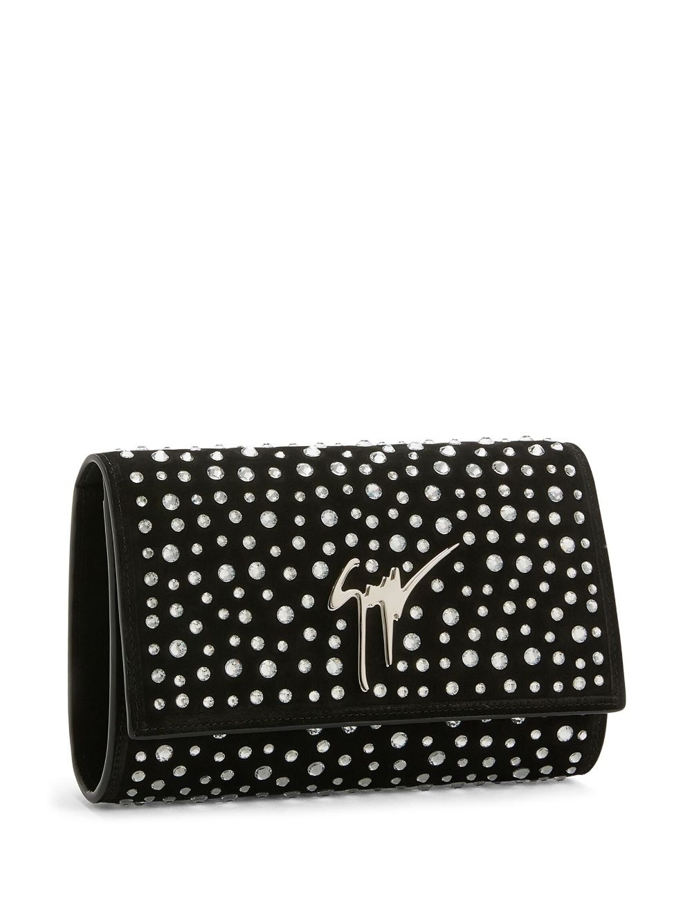 Cleopatra crystal-embellished clutch bag - 4