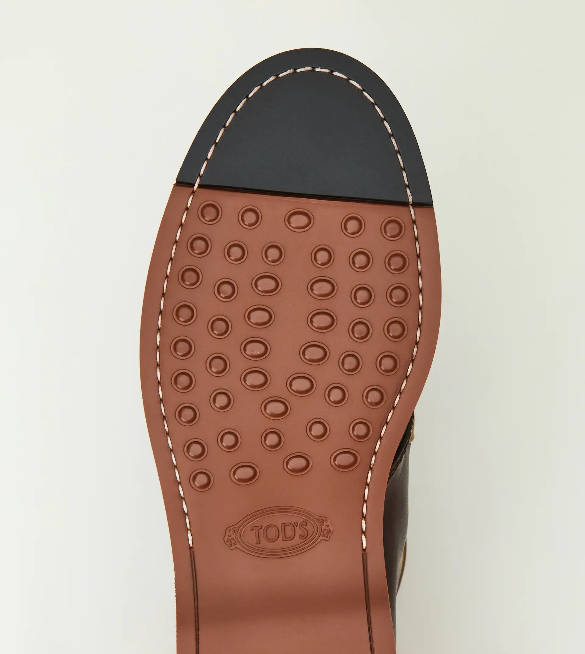 ANKLE BOOTS IN LEATHER - BROWN - 7