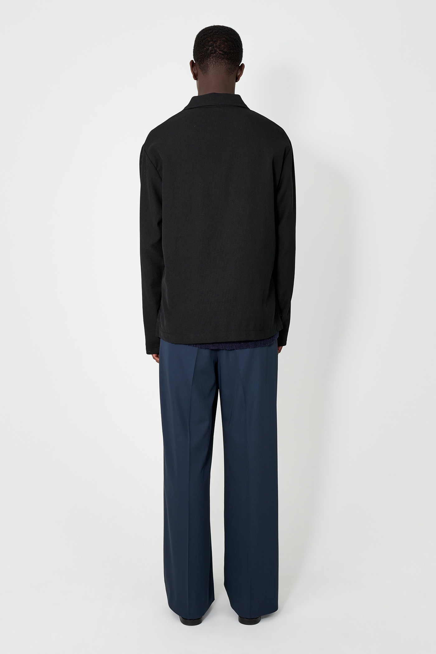 Isola Shirt Black Sparse Panama Cotton - 5