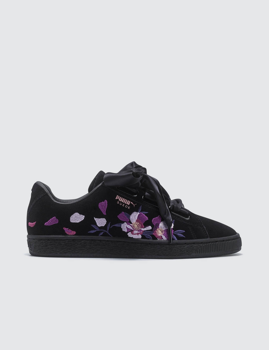 Suede Heart Flowery Wn's - 1