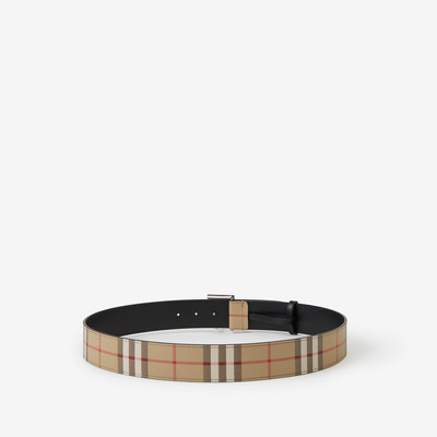 Burberry Check Reversible Wide TB Belt outlook