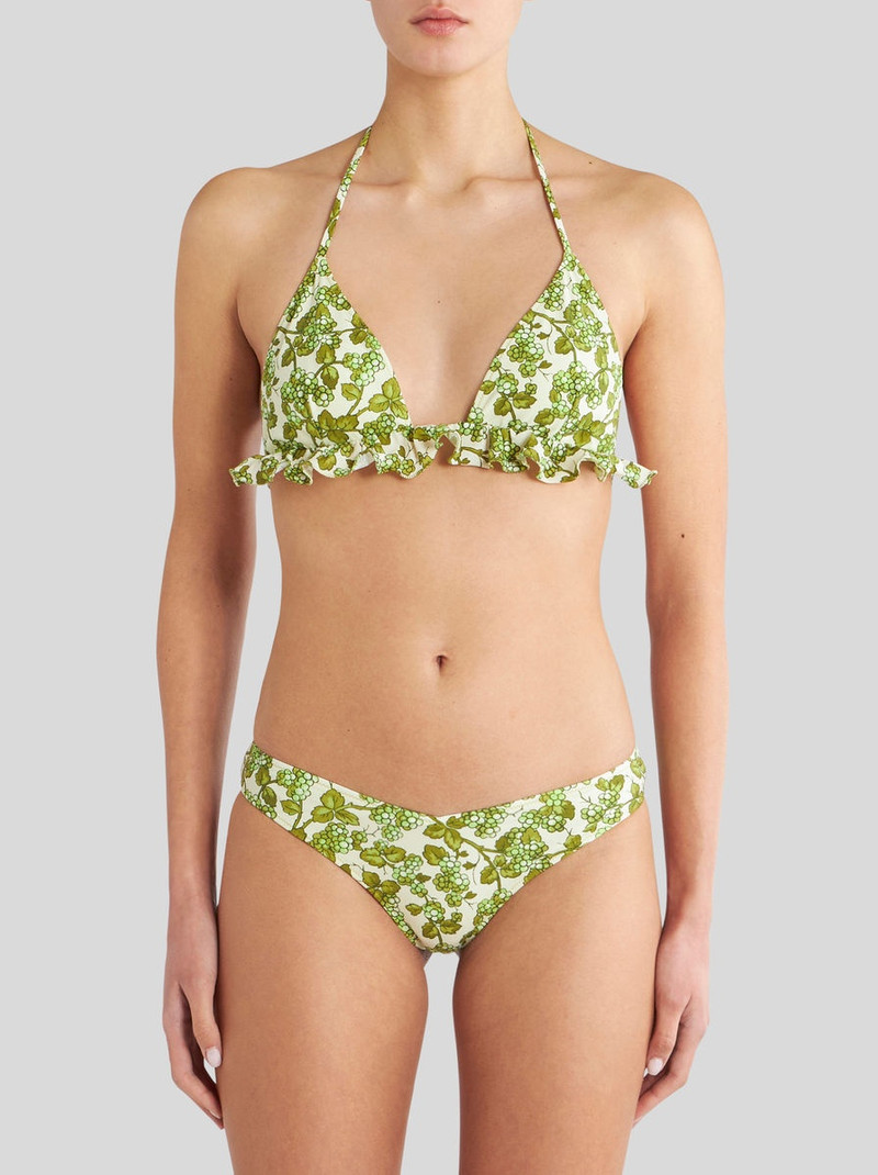 Etro TRIANGLE BIKINI WITH RUCHES outlook