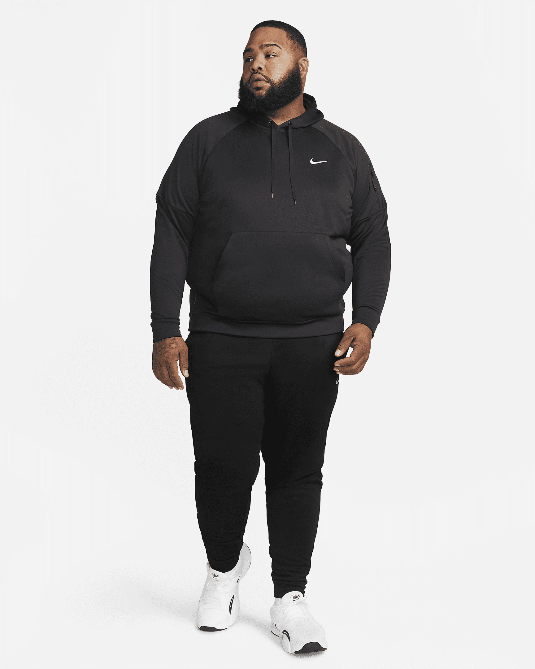 Nike Therma Men's Therma-FIT Hooded Fitness Pullover - 15
