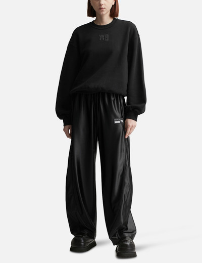 alexanderwang.t LOGO TRACK PANT WITH PIPING outlook