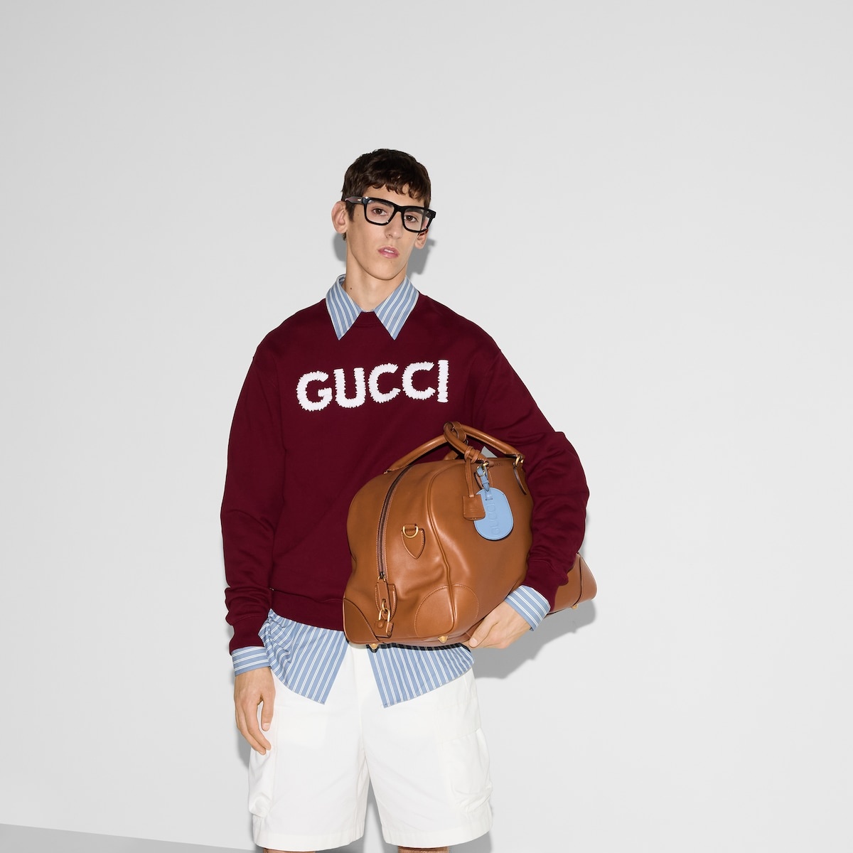GG Emblem medium duffle bag - 3