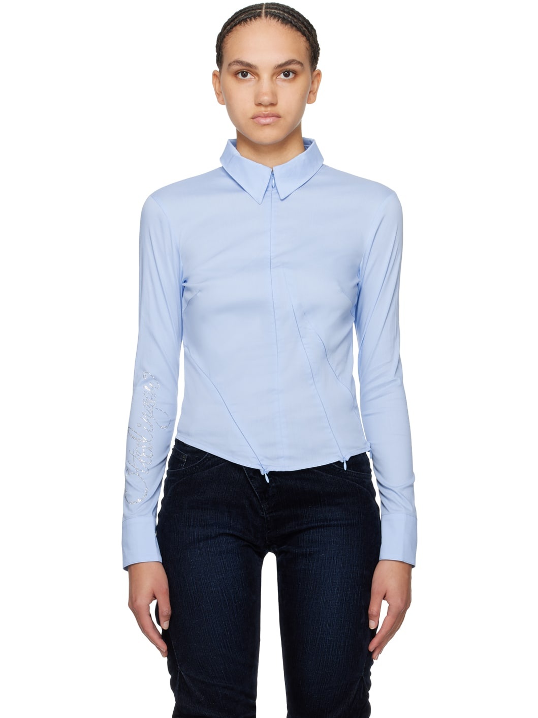 Blue Zip Shirt - 1