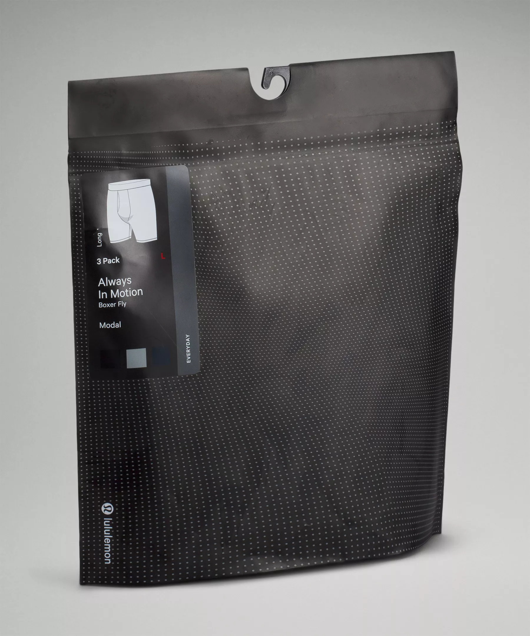 Always In Motion Long Boxer with Fly 7" *3 Pack - 4
