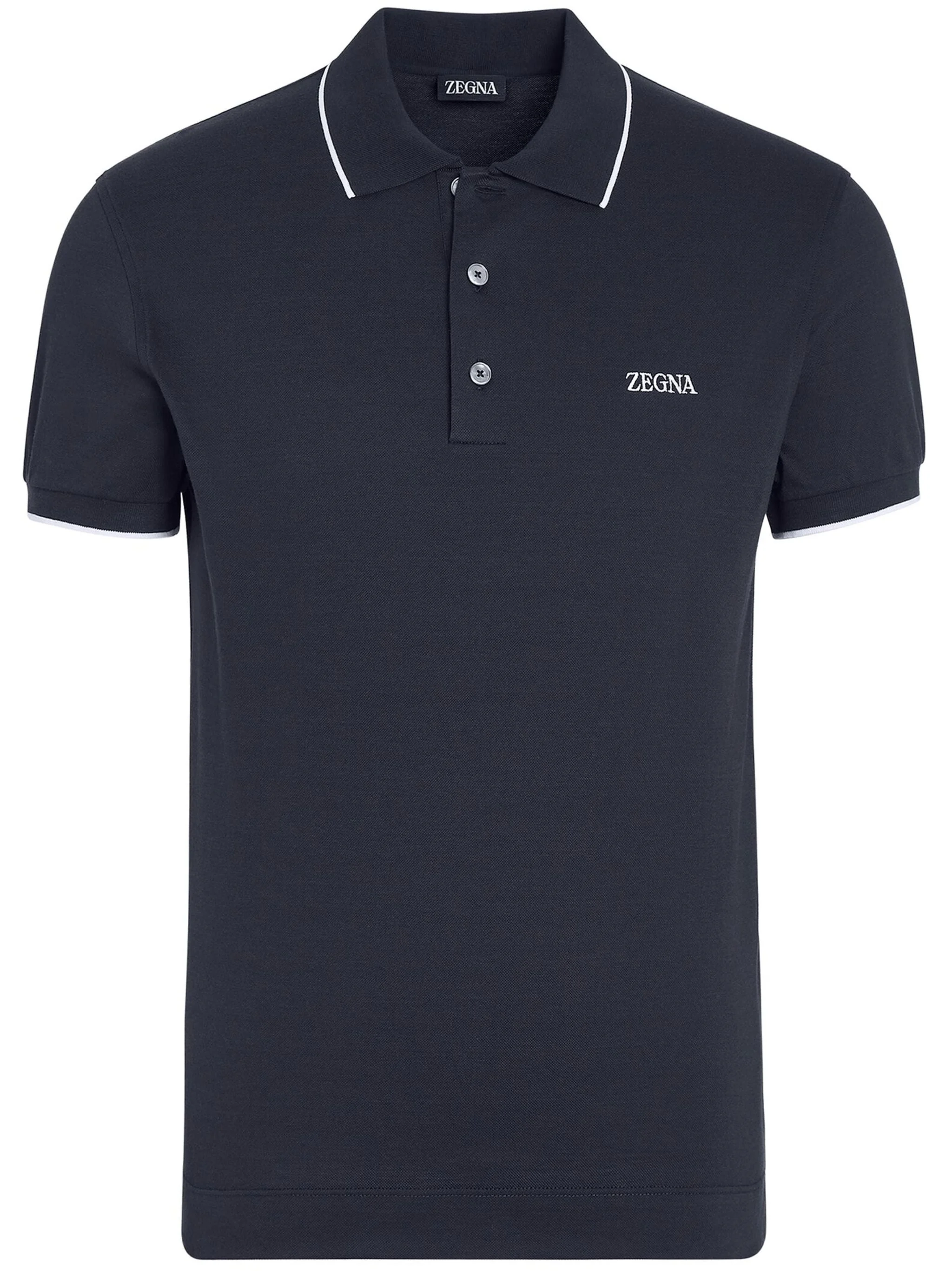 Zegna Stretch-cotton Polo Shirt - 1