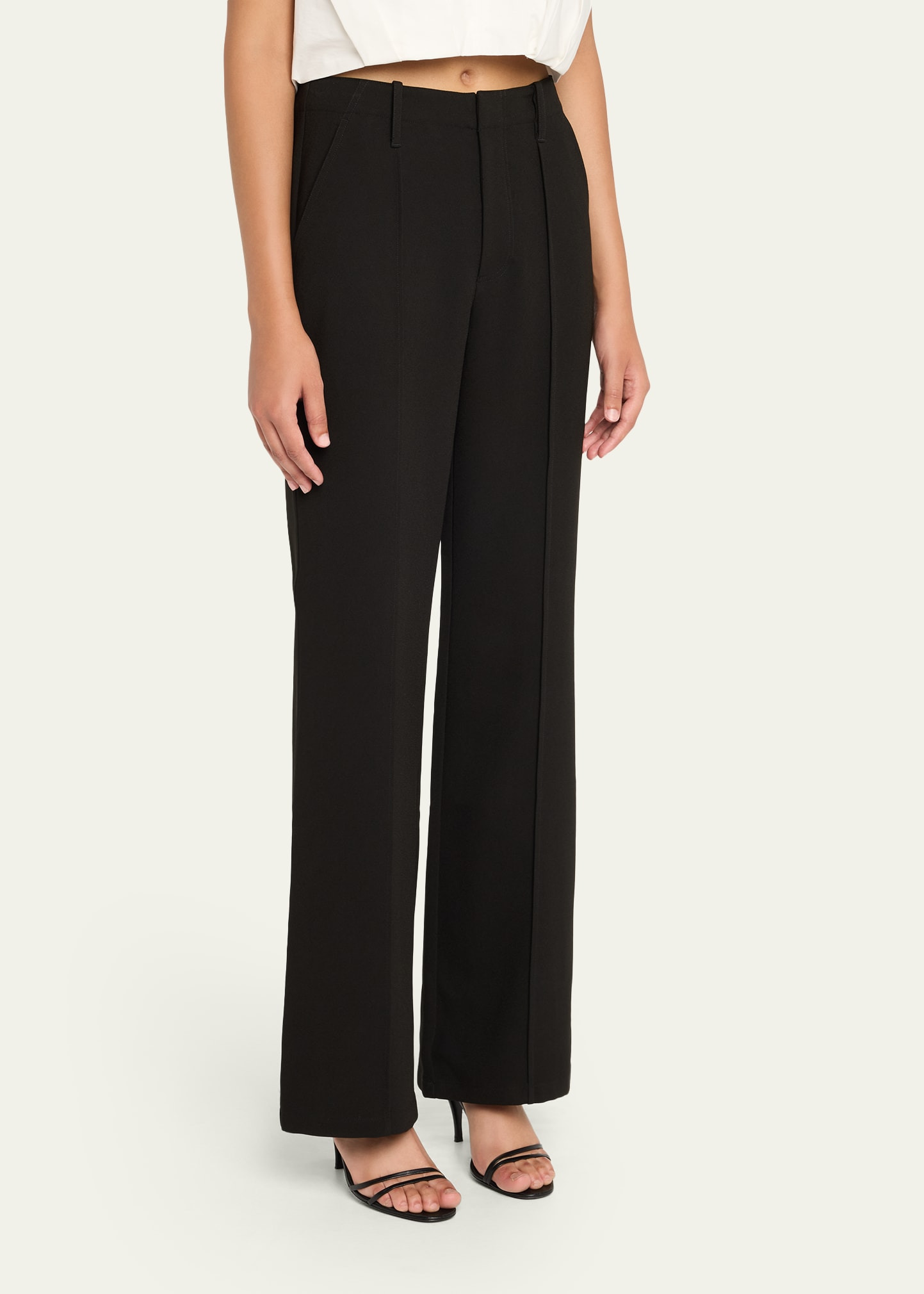 Michelle Pintuck Cropped Pants - 4