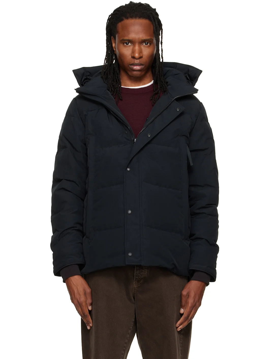 Black Wyndham Down Coat - 1