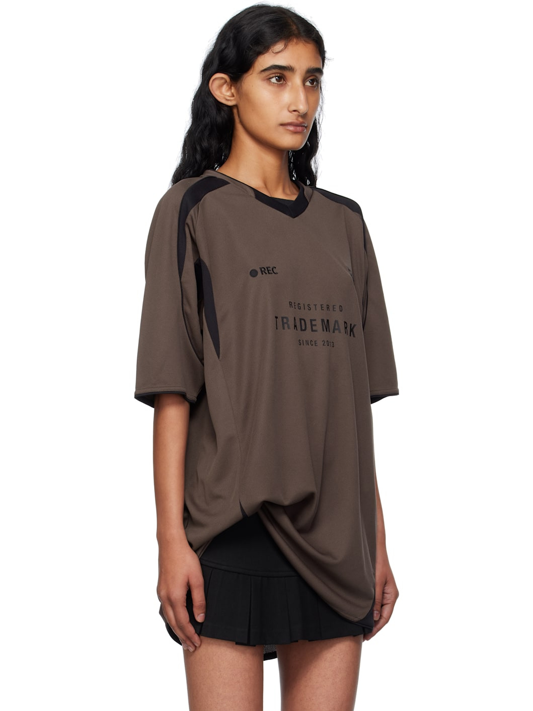 Brown 'Trademark' Football Jersey - 2