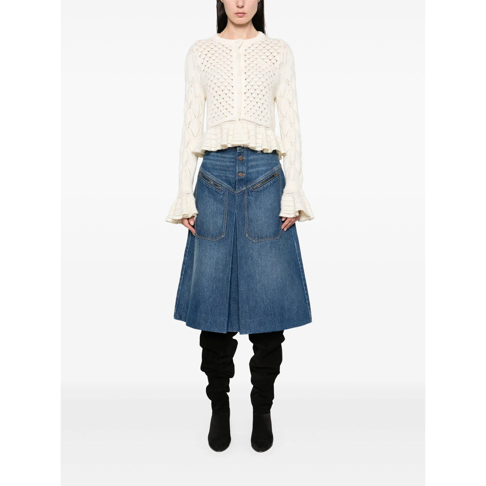 Chloé Blue Skirts - Fitted Skirts Women - 4
