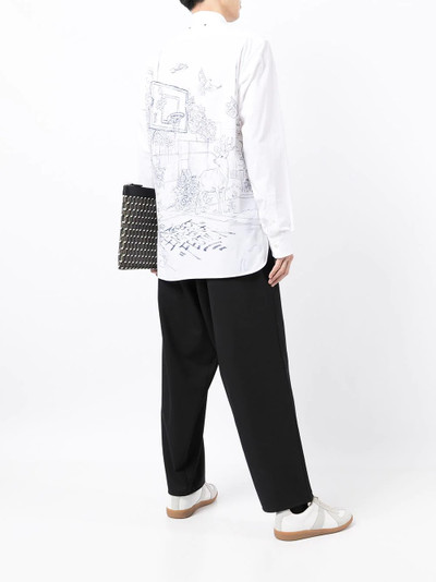 Golden Goose illustrated long-sleeved shirt outlook