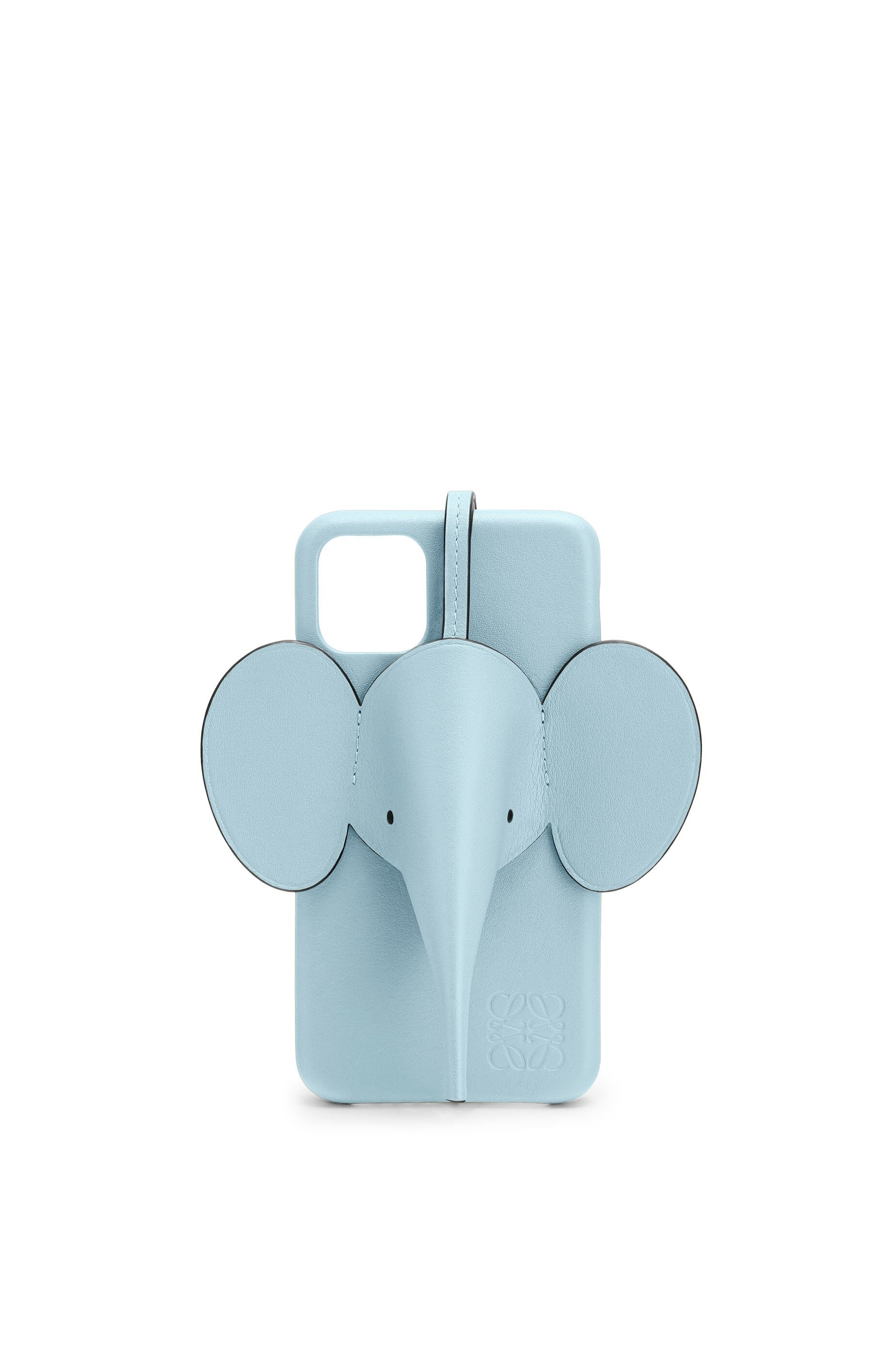 Elephant cover for iPhone 11 in pearlized calfskin - 1