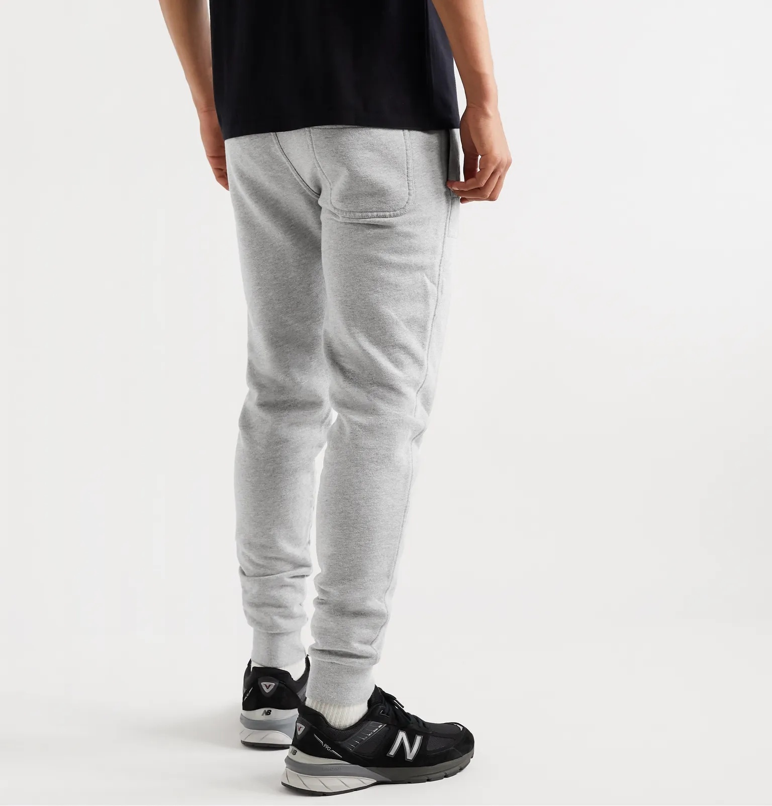 Slim-Fit Logo-Appliquéd Loopback Cotton-Jersey Sweatpants - 4