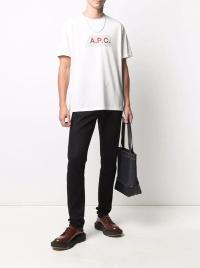 A.P.C. logo-print T-shirt outlook